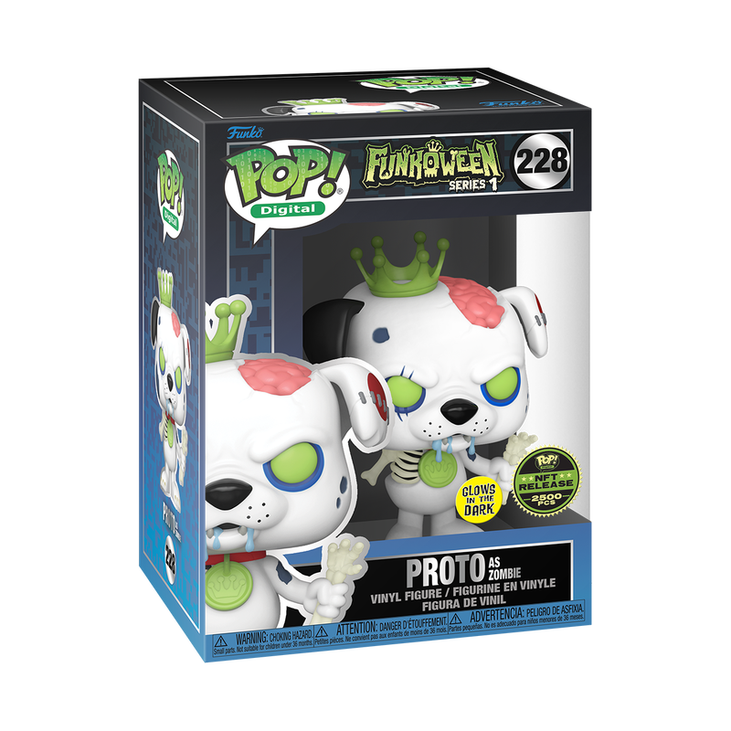 Funko Pop! Digital! Proto As Zombie GITD 228 Funkoween 2500 pcs