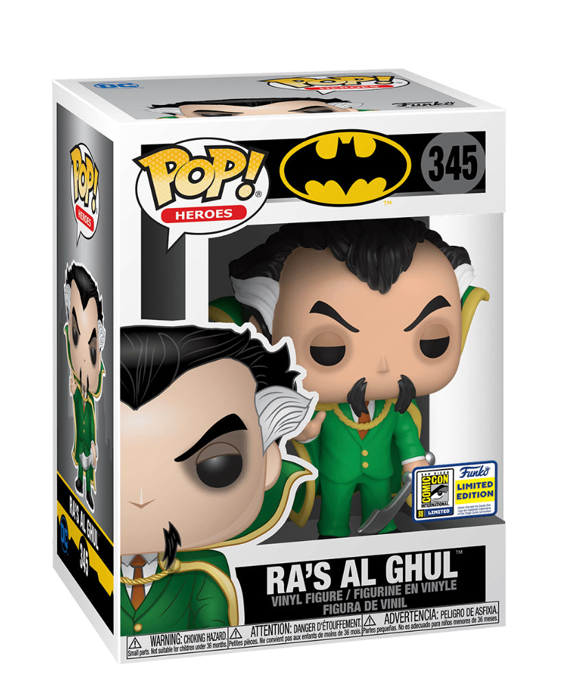 Funko Pop! DC Heroes Ra’s Al Ghul #345 SDCC 2020 Exclusive Official Sticker