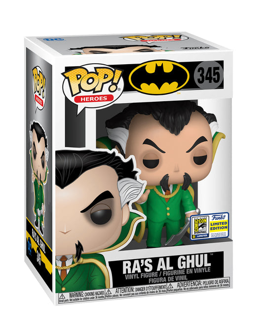 Funko Pop! DC Heroes Ra’s Al Ghul #345 SDCC 2020 Exclusive Official Sticker