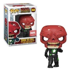 Funko Pop! Marvel Zombies Zombie Red Skull Collector Corps #668