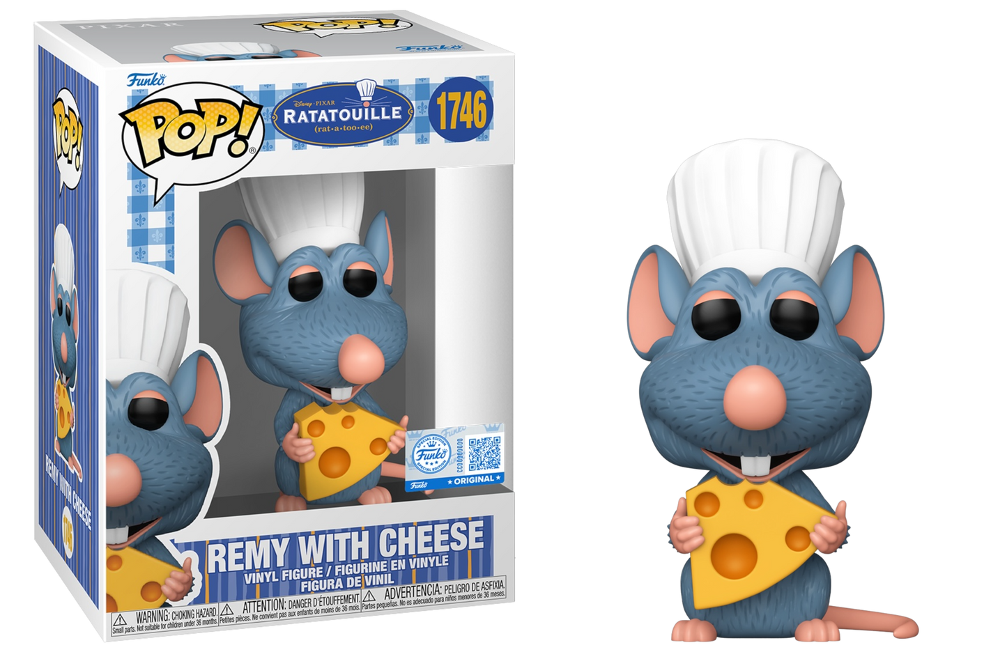 Funko Pop! Ratatouille - Remy with Cheese #1746 Exclusive
