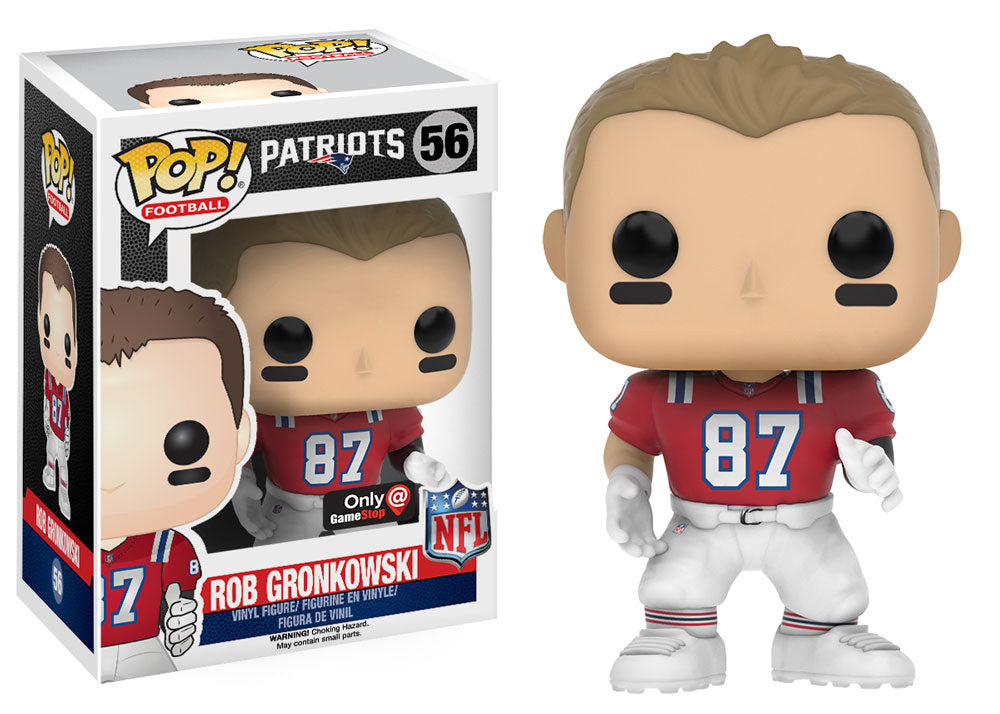Funko Pop! Vinyl: NFL Patriots - Rob Gronkowski (Retro Jersey) - GameStop Exclusive #56