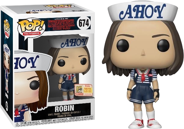 STRANGER THINGS Robin 674 Funko Pop! LTd Ed. 1800 Pcs. SDCC 2018 EXCLUSIVE
