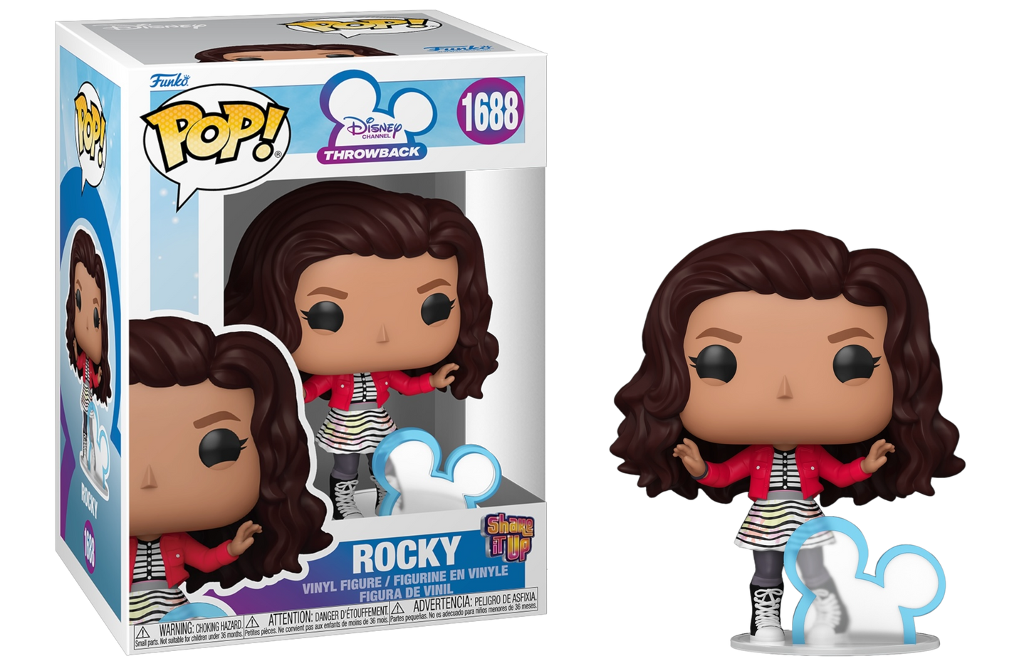 Funko Pop! Shake it Up Rocky with Disney Icon Vinyl Figure #1688