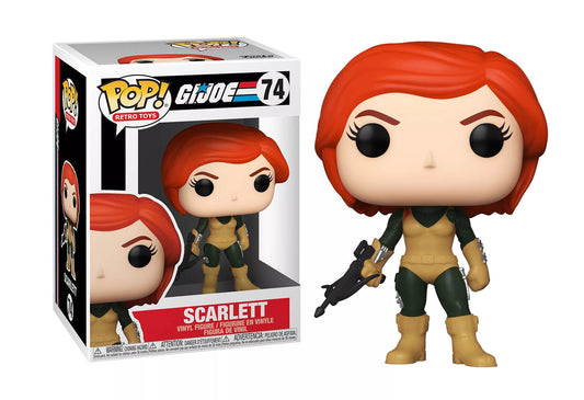 Funko Pop! G.I. Joe Scarlett Vinyl Figure #74