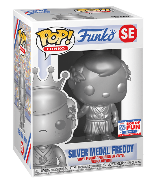 Funko Pop! Freddy Funko - Silver Medal Freddy (Metallic) 1000 Pcs