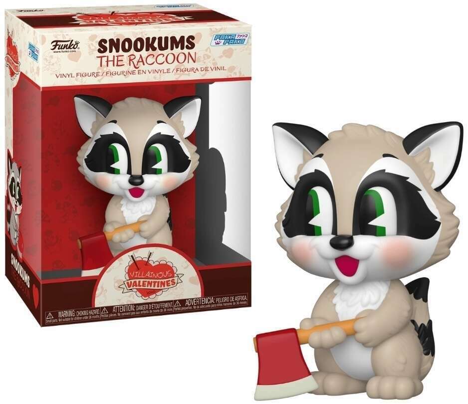 Funko! Snookums the Raccoon Villainous Valentine's Paka Paka