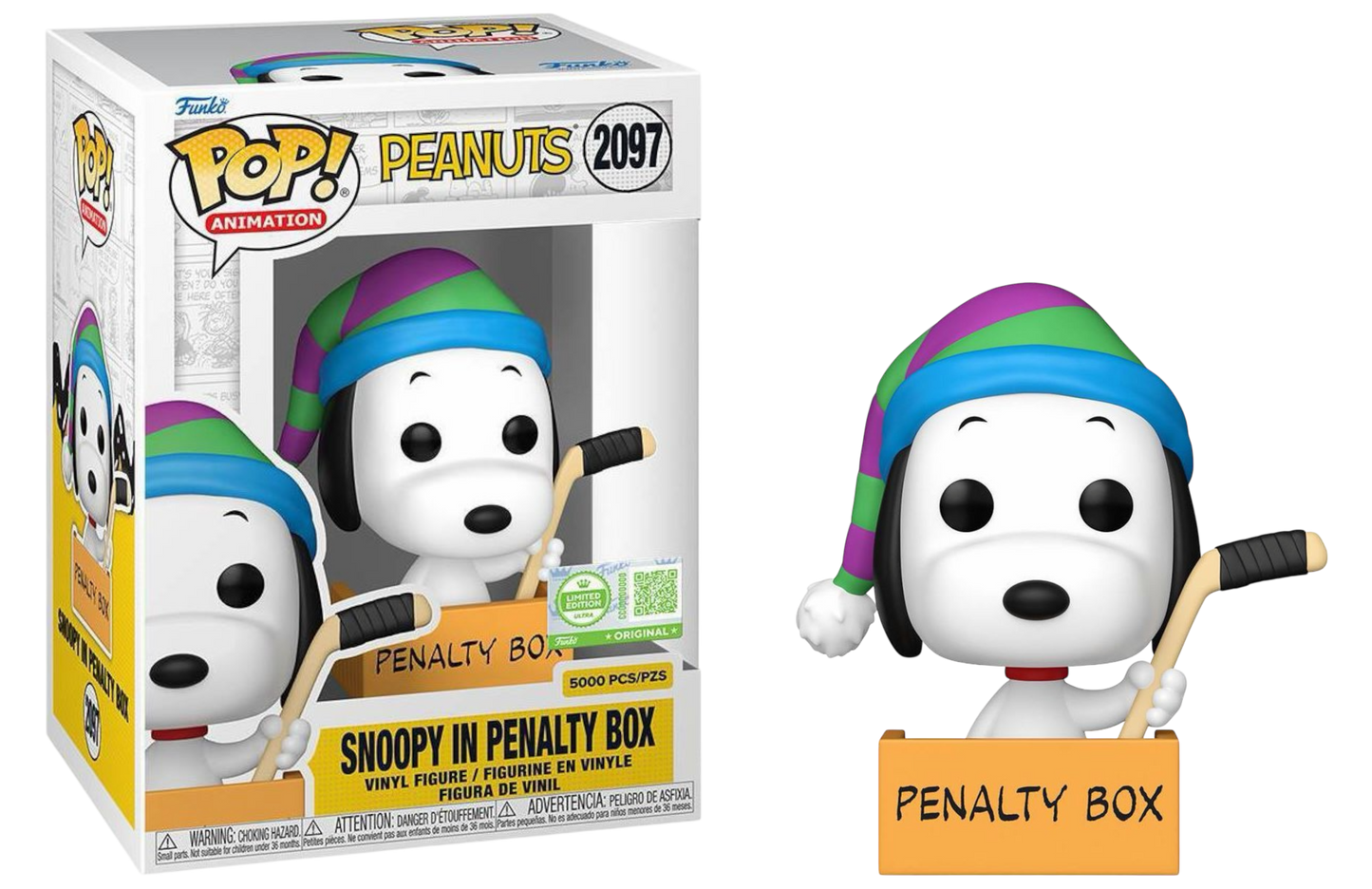 Funko Pop! Vinyl: Peanuts - Snoopy In Penalty Box #2097 LE 5000 Pieces