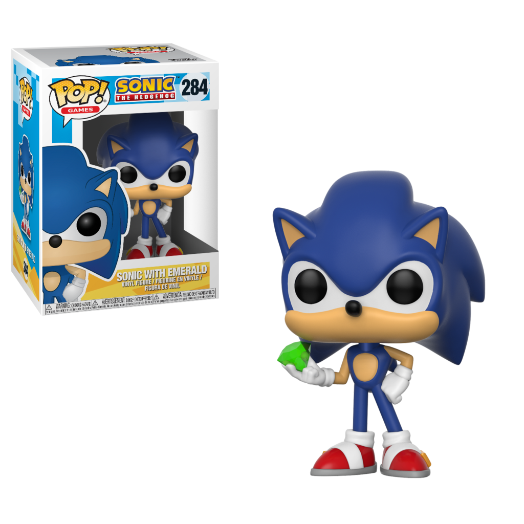 Funko Pop! Vinyl: Sonic the Hedgehog - Sonic with Emerald #284
