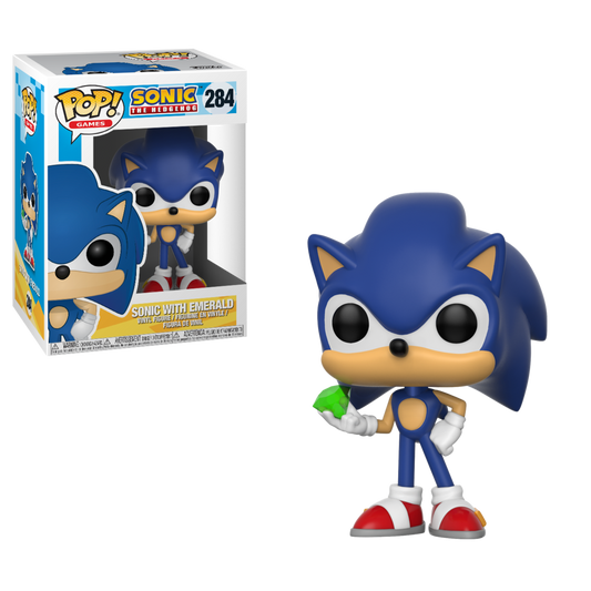 Funko Pop! Vinyl: Sonic the Hedgehog - Sonic with Emerald #284
