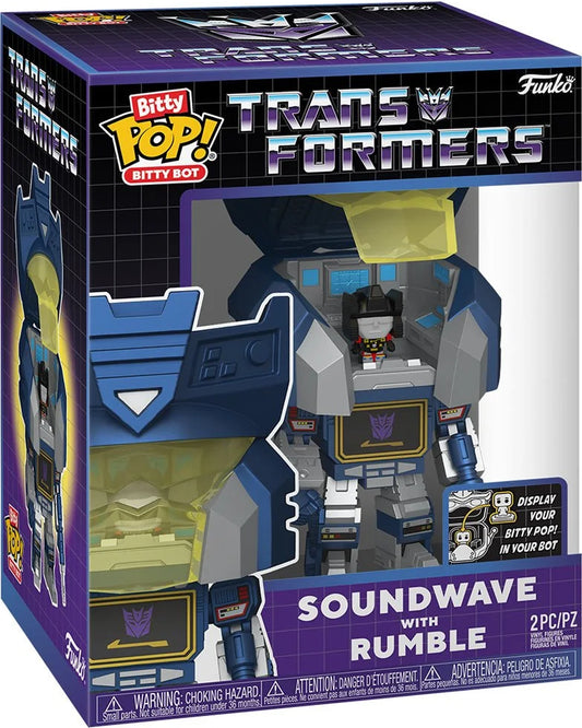Funko Bitty Pop! Bitty Bot Transformers - Soundwave with Rumble