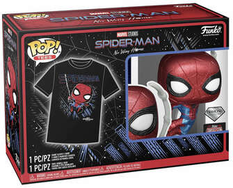 Funko Pop w/ 2XL Tee: DIAMOND Spider-Man No Way Home Target Con 2023 Exclusive