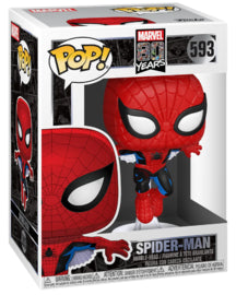 Funko Pop Marvel 80 Years Spider-Man #593 Vinyl Figure DAMAGED
