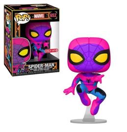 Funko POP! Marvel Spider-Man #652 Black light Target Exclusive
