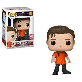Funko Pop! Far From Home Spider-Man (borrowed jersey) #485 (MCC Exclusive)