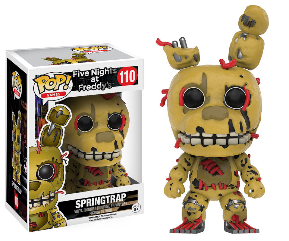 Funko Pop! Springtrap 110 Five Nights At Freddys FNAF Pop Games Vinyl Figure