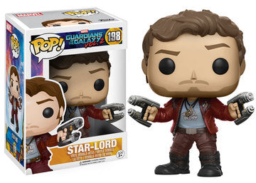 Funko POP! Marvel Guardians of the Galaxy Volume 2 STAR-LORD #198 Bobble-Head