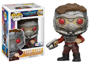 Funko Pop Star-Lord Vinyl Figure 209 Guardians Of The Galaxy Vol 2