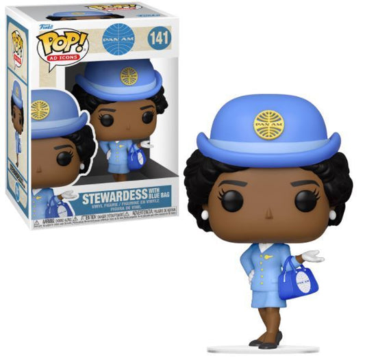 Funko Pop! Ad Icons: Pan Am - Stewardess with Blue Bag #141