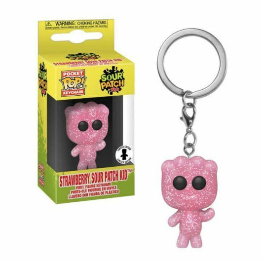 Funko Pocket Pop Keychain! Strawberry Sour Patch Kid