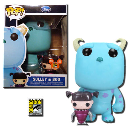 Funko Pop! Disney Store Monsters Inc Sulley & Metallic Boo 2012 SDCC LE 480 Piece Funko Pop