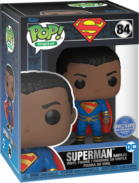 Superman (EARTH 23) Funko Pop, Limited Edition 4250 PCS #84 Digital