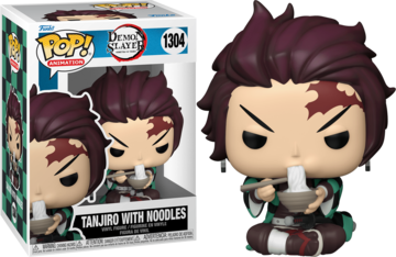 Funko Pop! Vinyl: Demon Slayer: Kimetsu no Yaiba - Tanjiro With Noodles #1304