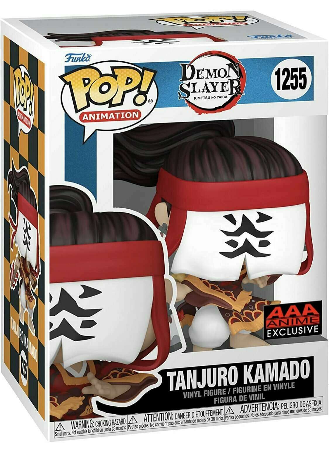 Funko Pop! Anime TANJURO KAMADO #1255 Demon Slayer (AAA Anime Exclusive)