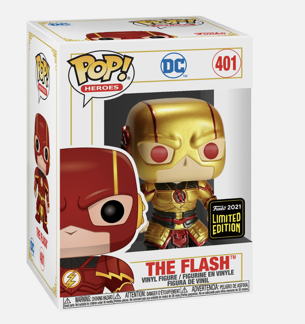 Funko POP! Heroes DC Comics: The Flash #401 [Reverse Metallic Imperial Palace] Limited Edition