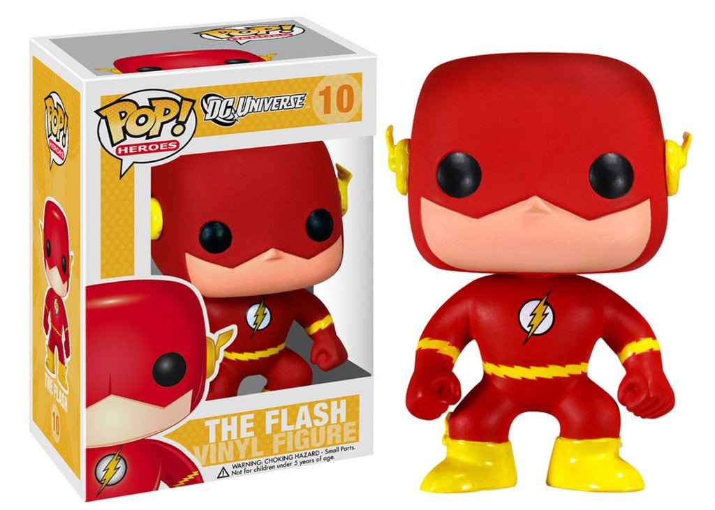 Funko Pop! Vinyl: DC Universe - The Flash #10 2011 Yellow Box