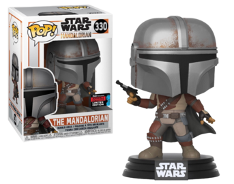 Funko Pop! Star Wars The Mandalorian #330 NYCC Con Sticker Exclusive