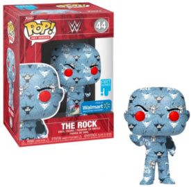 Funko Pop! WWE THE ROCK #44 Art Series Walmart Exclusive