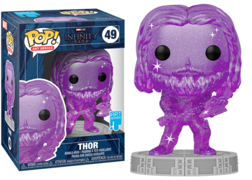 Funko Pop! Art Series - Marvel Infinity Saga - Thor (Purple) 49 - Sealed w/ Case
