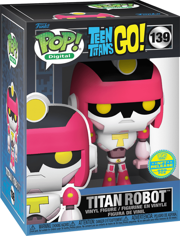 Funko Pop Digital: Teen Titans Go! - Robot #139 LE 999