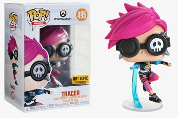 Funko Pop! Games: Overwatch , Tracer #495! Hot Topic Exclusive!