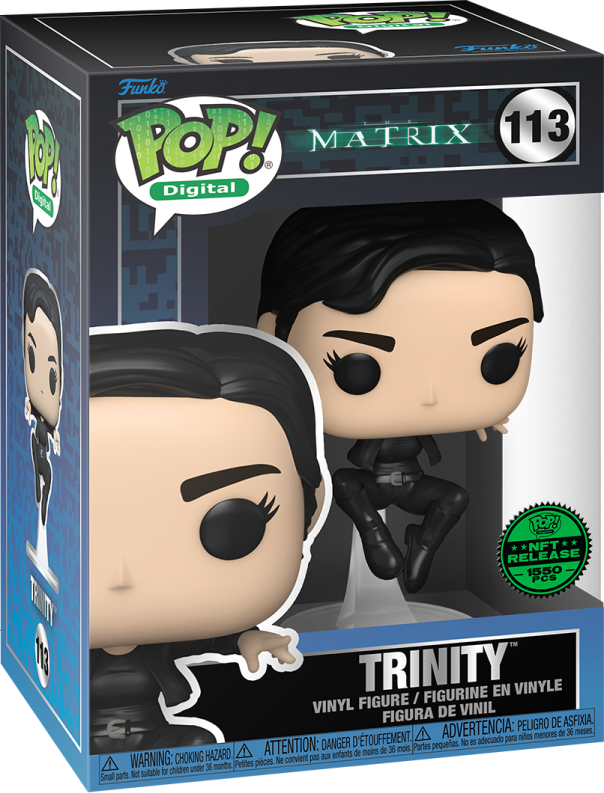 Funko Pop! Vinyl: The Matrix - Trinity #113 (Digital Pop! Release) LE 1550