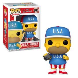 Funko Pop! Vinyl: The Simpsons - U.S.A Homer #905