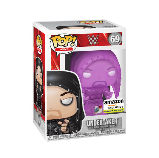 Funko Pop! WWE Hooded Undertaker Purple Glow in the Dark #69 Amazon Exclusive