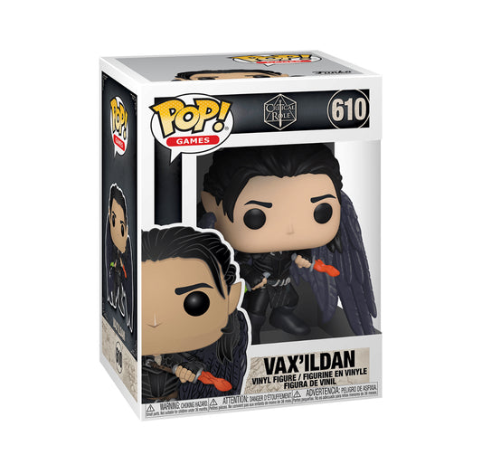 Funko Pop Critical Role Vax'ILdan #610 Vinyl Figure Games