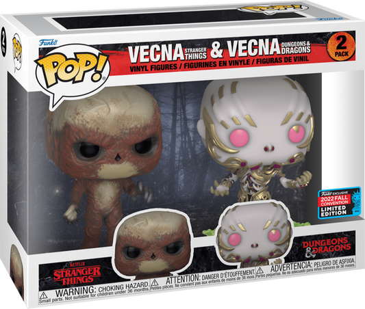 Funko Pop Stranger Things Vecna And Dungeons & Dragons Vecna 2 Pack Vinyl Figure
