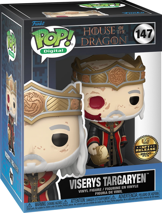 Funko Pop! Digital Viserys Targaryen #147 House of Dragon Legendary LE 2600