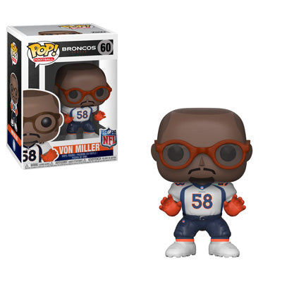 NFL Denver Broncos Funko POP! Sports Von Miller Vinyl Figure #60 [White Jersey]