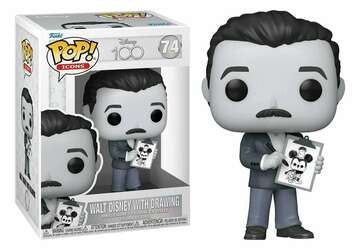 Funko POP! Icons #74 Walt Disney with drawing vinyl figure (Disney 100)