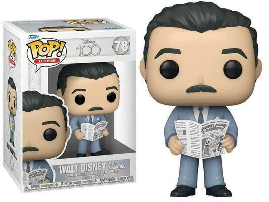 Funko Pop! Vinyl: Disney - Walt Disney with Magazine #78