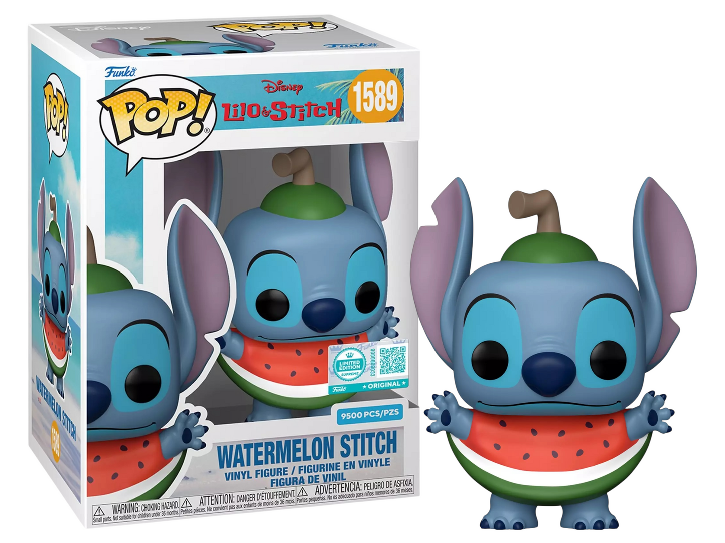Funko Pop! Lilo & Stitch - Watermelon Stitch (Supreme) #1589 LE9500