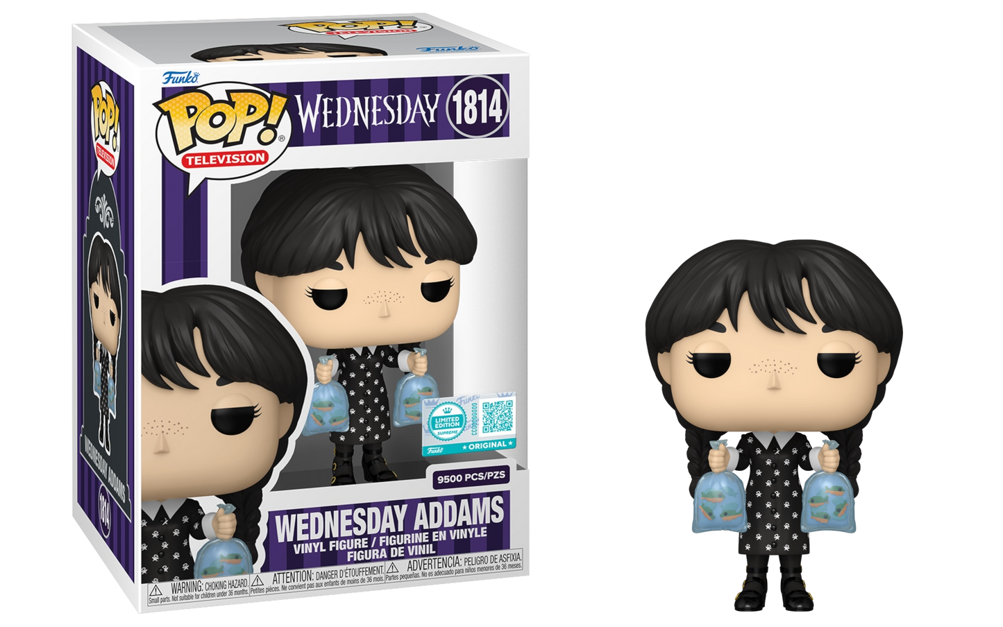 Funko Pop! Vinyl Wednesday Addams #1814 Supreme LE 9500