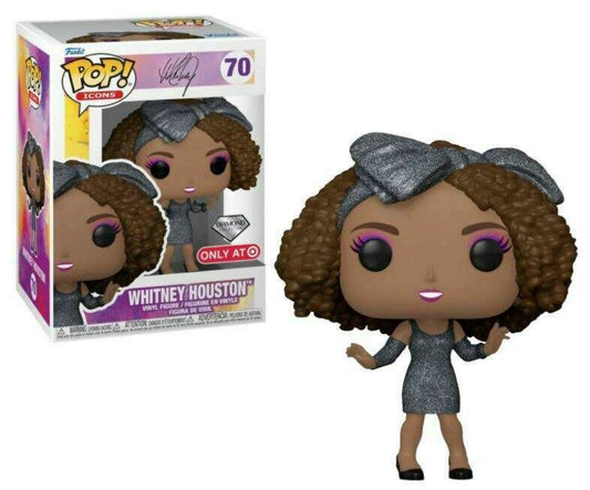 Funko Pop! Whitney Houston Funko Pop! Icons #70 Diamond Collection Target Exclusive NEW
