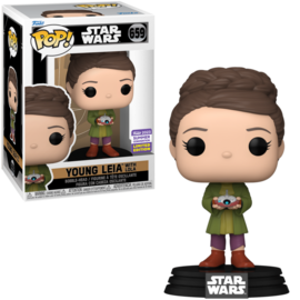 Funko POP! Star Wars Young Leia With Lola #659 2023 Summer Convention Limited Ed
