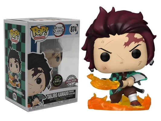 Funko Pop! Anime Demon Slayer Tanjiro Kamado Hinokami Kagura Dance Chase #874