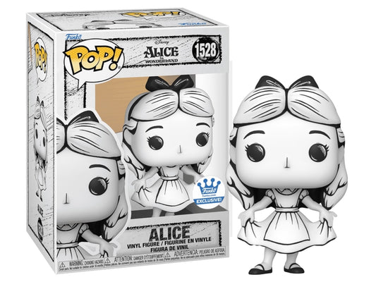 Funko Pop! Disney Alice in Wonderland 1528 Sketch Black & White Funko Shop Exclusive
